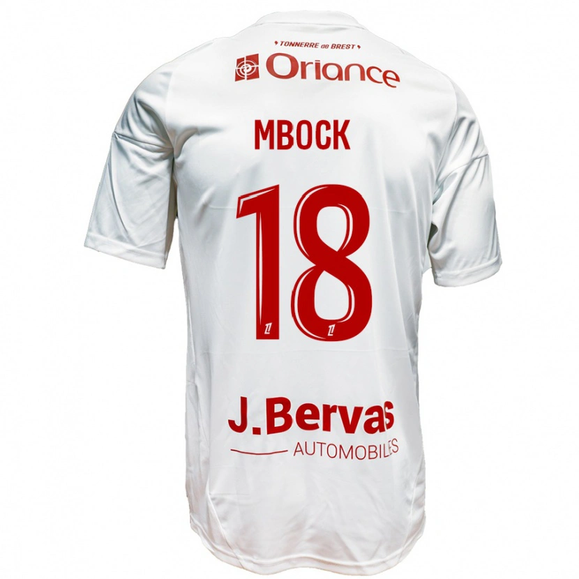 Danxen Kid Hianga'a Mbock #18 White Red Away Jersey 2024/25 T-Shirt