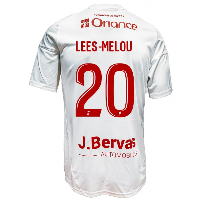 Danxen Kid Pierre Lees-Melou #20 White Red Away Jersey 2024/25 T-Shirt