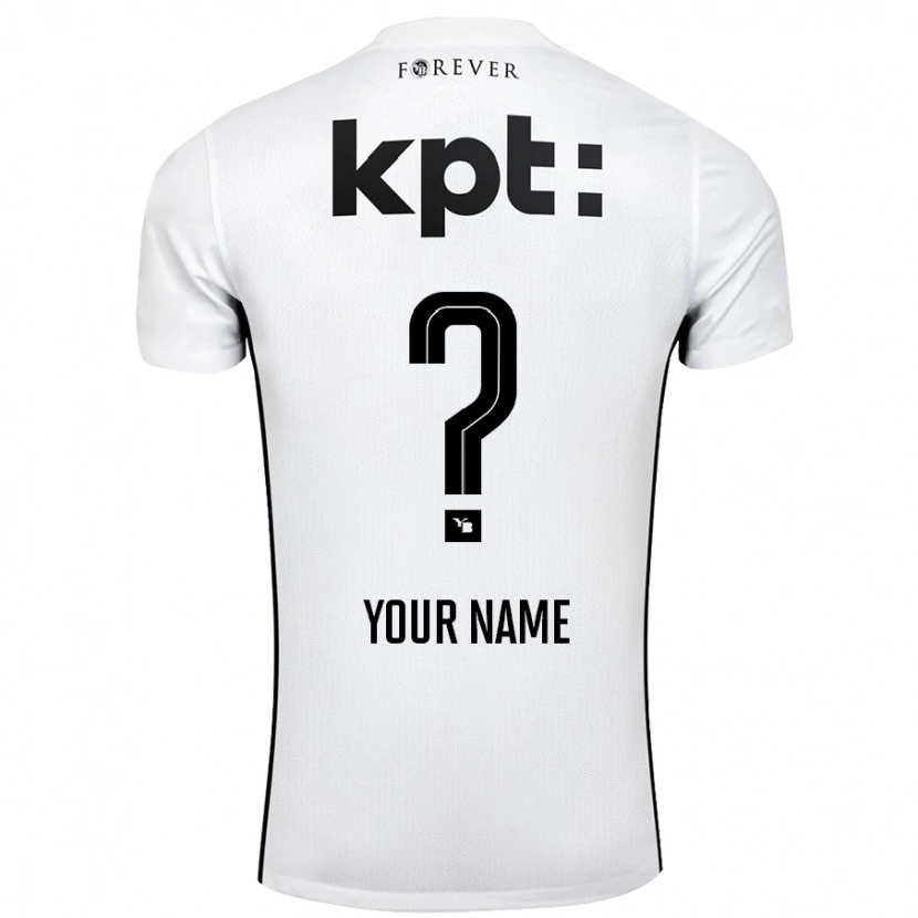 Danxen Kid Your Name #0 White Black Away Jersey 2024/25 T-Shirt