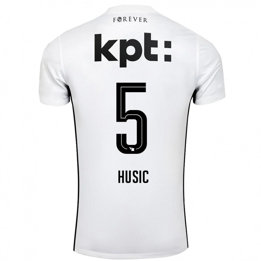 Danxen Kid Anel Husic #5 White Black Away Jersey 2024/25 T-Shirt