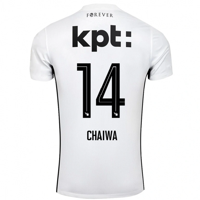 Danxen Kid Miguel Chaiwa #14 White Black Away Jersey 2024/25 T-Shirt