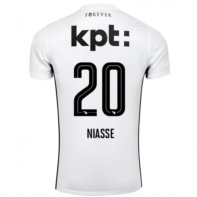 Danxen Kid Cheikh Niasse #20 White Black Away Jersey 2024/25 T-Shirt