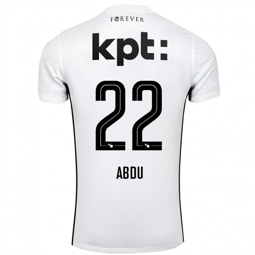 Danxen Kid Abdu Conté #22 White Black Away Jersey 2024/25 T-Shirt