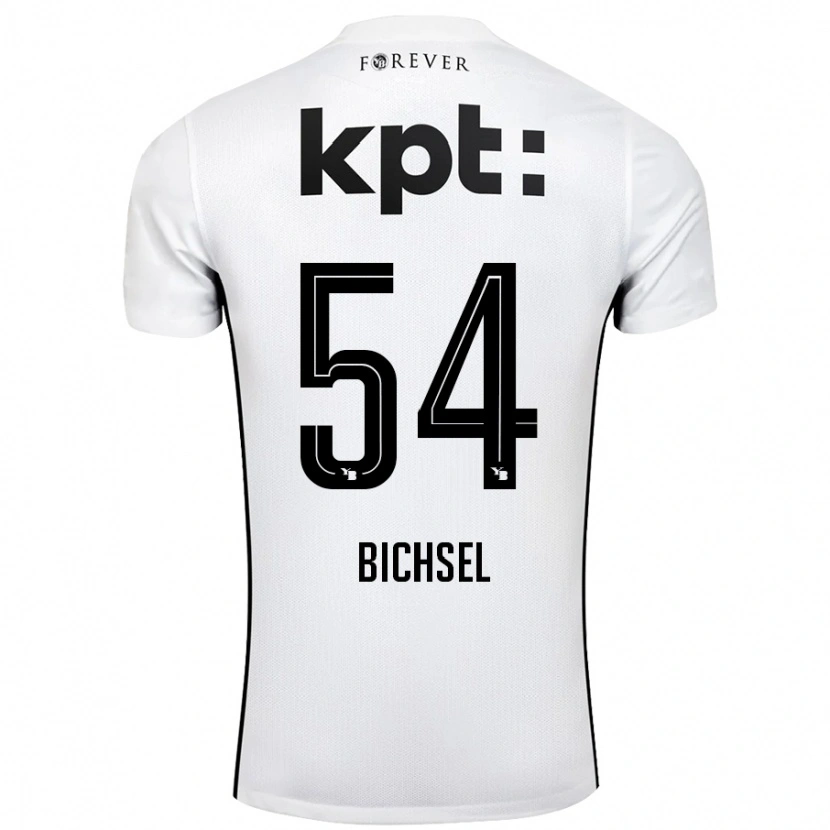 Danxen Kid Joel Bichsel #54 White Black Away Jersey 2024/25 T-Shirt