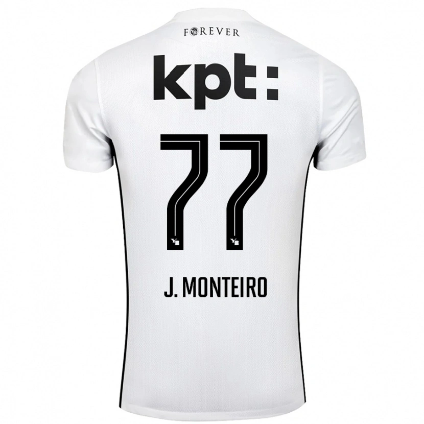 Danxen Kid Joël Monteiro #77 White Black Away Jersey 2024/25 T-Shirt