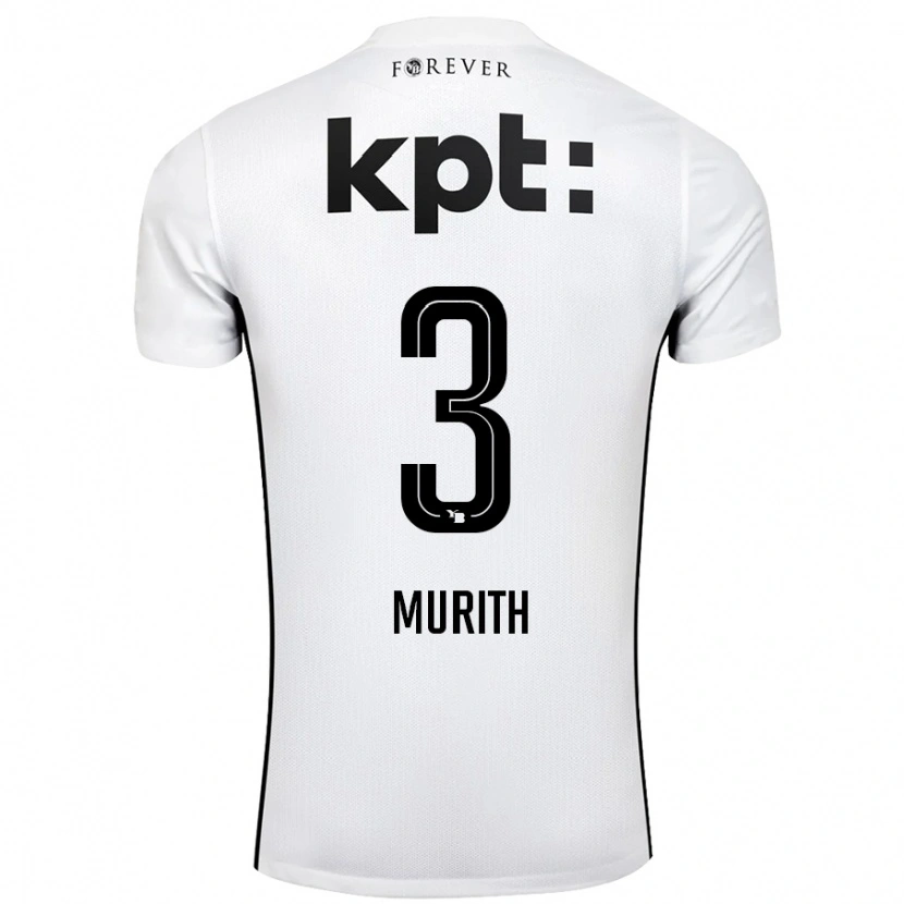 Danxen Kid Tom Murith #3 White Black Away Jersey 2024/25 T-Shirt