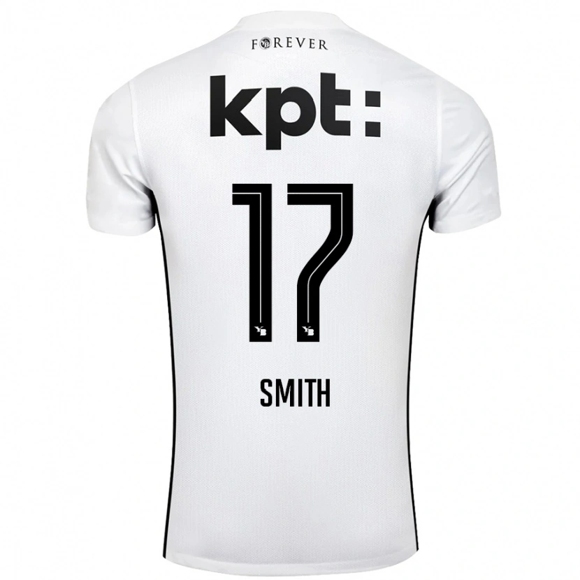 Danxen Kid Rhodri Smith #17 White Black Away Jersey 2024/25 T-Shirt