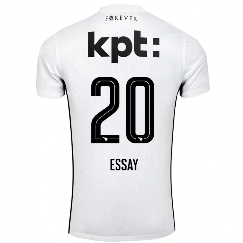 Danxen Kid Perceval Essay #20 White Black Away Jersey 2024/25 T-Shirt