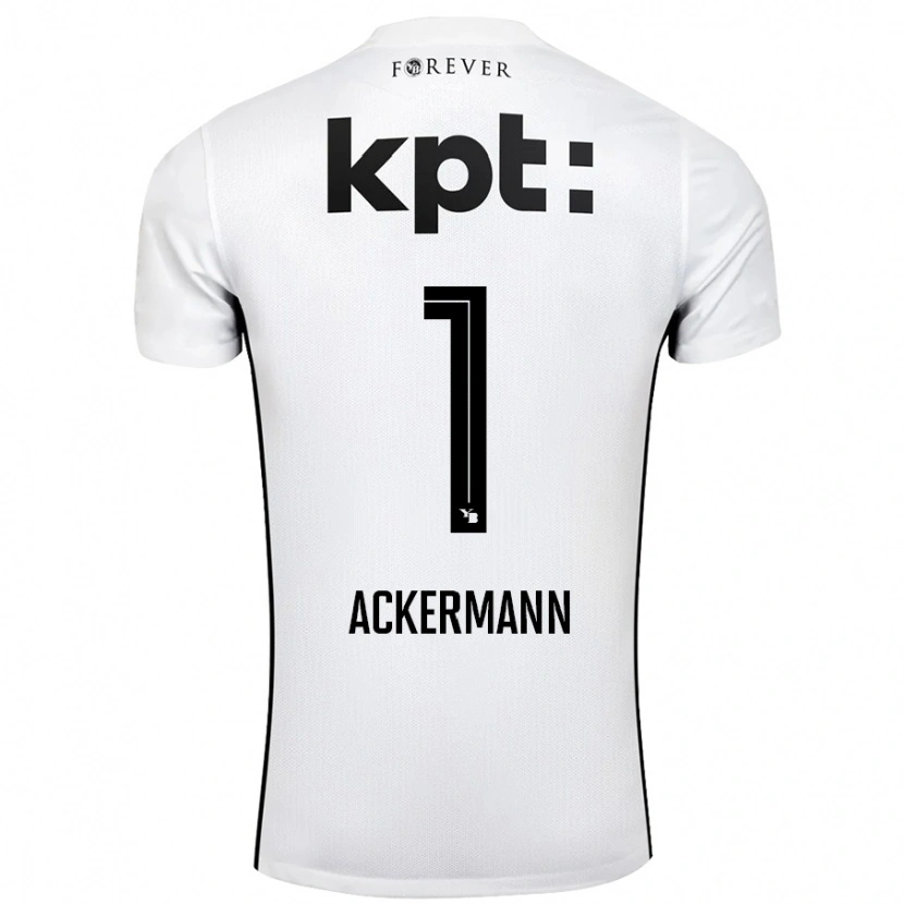 Danxen Kid Jara Ackermann #1 White Black Away Jersey 2024/25 T-Shirt