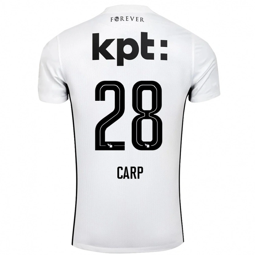 Danxen Kid Cristina Carp #28 White Black Away Jersey 2024/25 T-Shirt