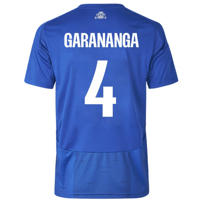 Danxen Kid Munashe Garananga #4 White Blue Away Jersey 2024/25 T-Shirt