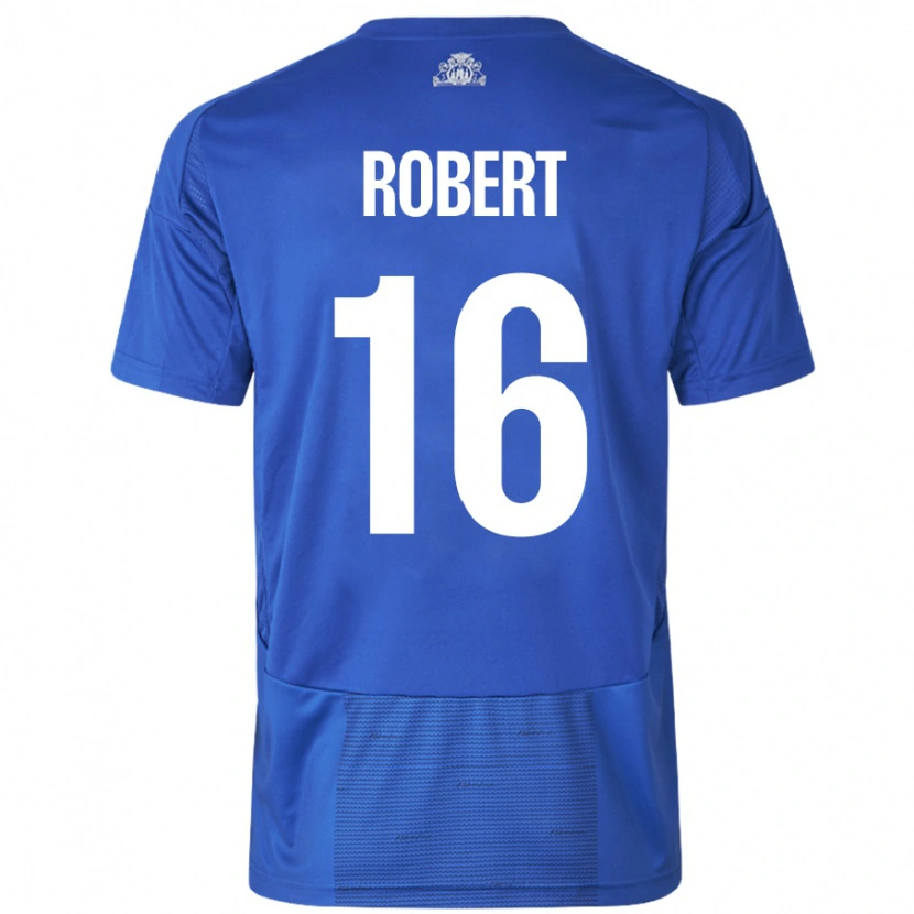 Danxen Kid Robert #16 White Blue Away Jersey 2024/25 T-Shirt