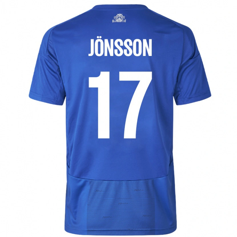 Danxen Kid Neo Jönsson #17 White Blue Away Jersey 2024/25 T-Shirt