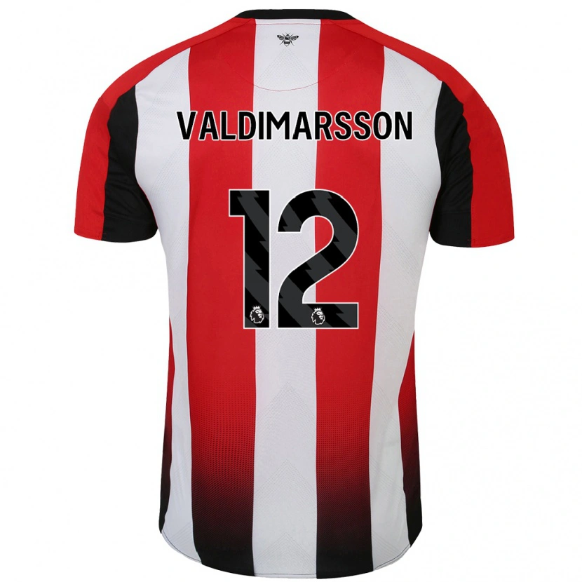 Danxen Men Hákon Rafn Valdimarsson #12 Red White Home Jersey 2024/25 T-Shirt