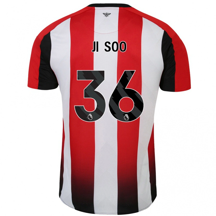 Danxen Men Ji-Soo Kim #36 Red White Home Jersey 2024/25 T-Shirt