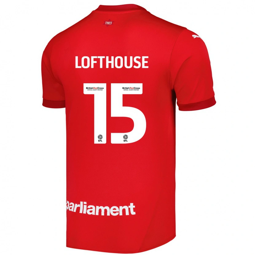 Danxen Men Kyran Lofthouse #15 Red Home Jersey 2024/25 T-Shirt