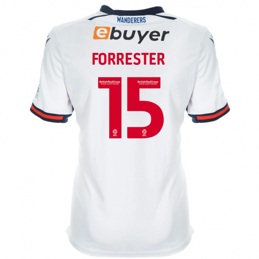 Danxen Men Will Forrester #15 White Home Jersey 2024/25 T-Shirt