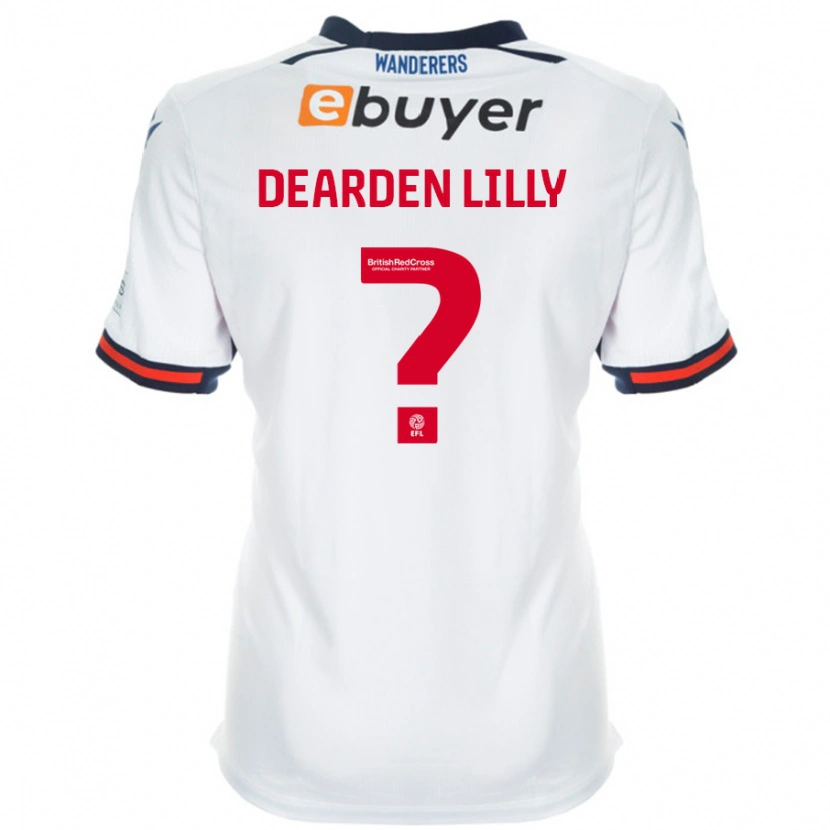 Danxen Men Jessica Dearden-Lilly #0 White Home Jersey 2024/25 T-Shirt