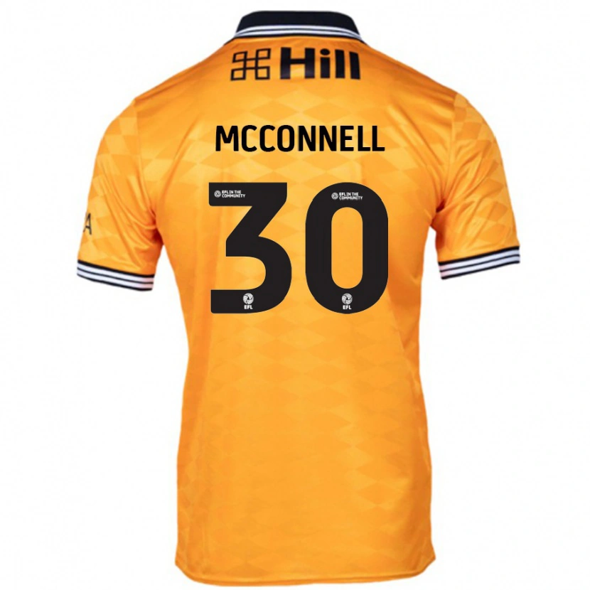 Danxen Men Glenn Mcconnell #30 Orange Home Jersey 2024/25 T-Shirt