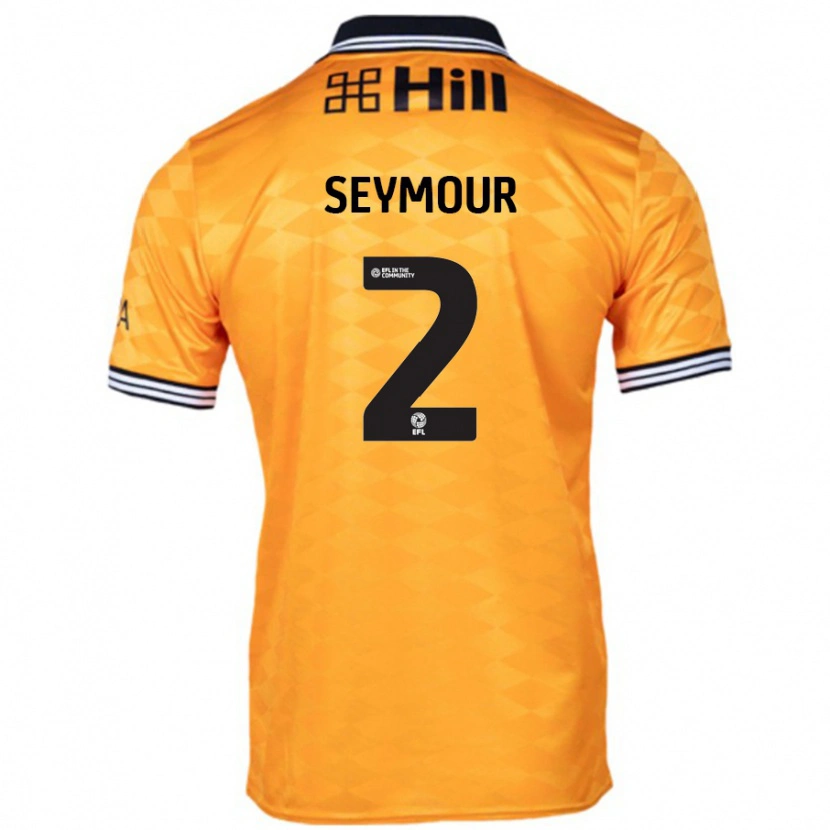 Danxen Men Mayzee Seymour #2 Orange Home Jersey 2024/25 T-Shirt