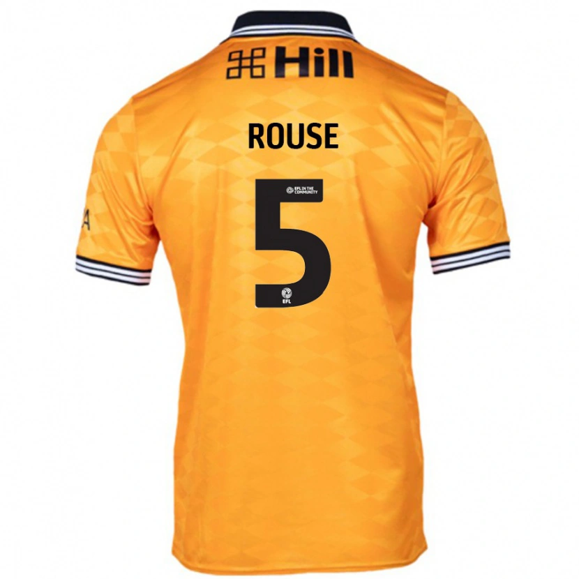 Danxen Men Lauren Rouse #5 Orange Home Jersey 2024/25 T-Shirt