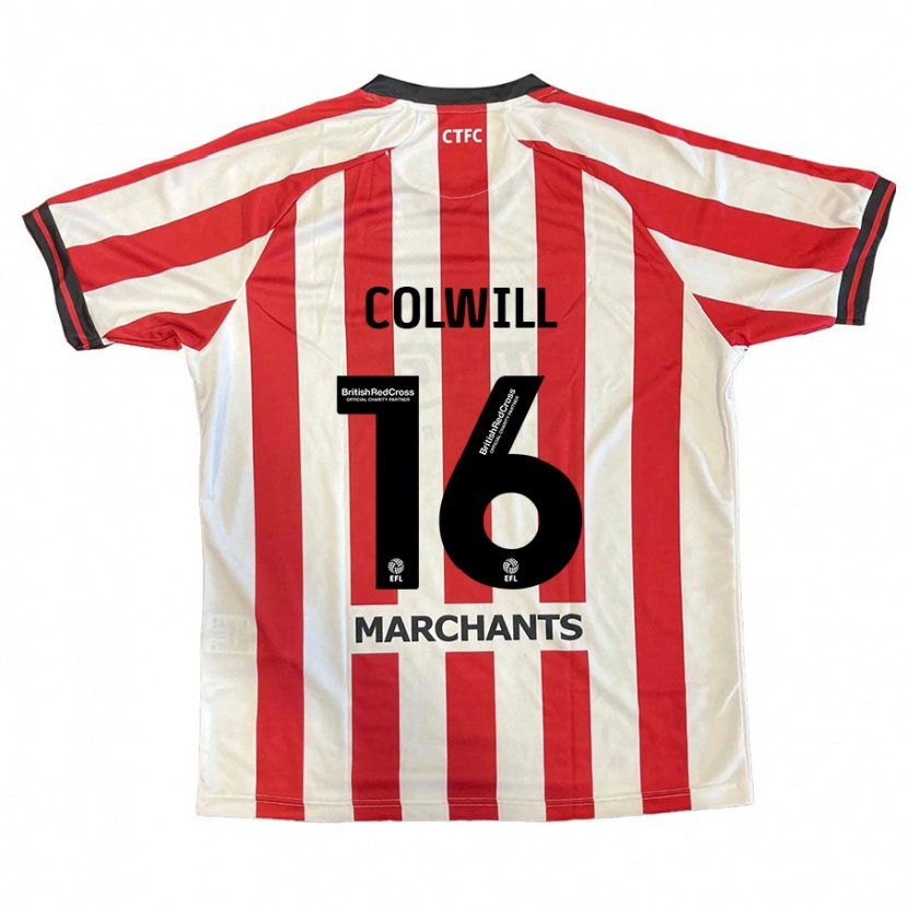 Danxen Men Joel Colwill #16 Red White Home Jersey 2024/25 T-Shirt