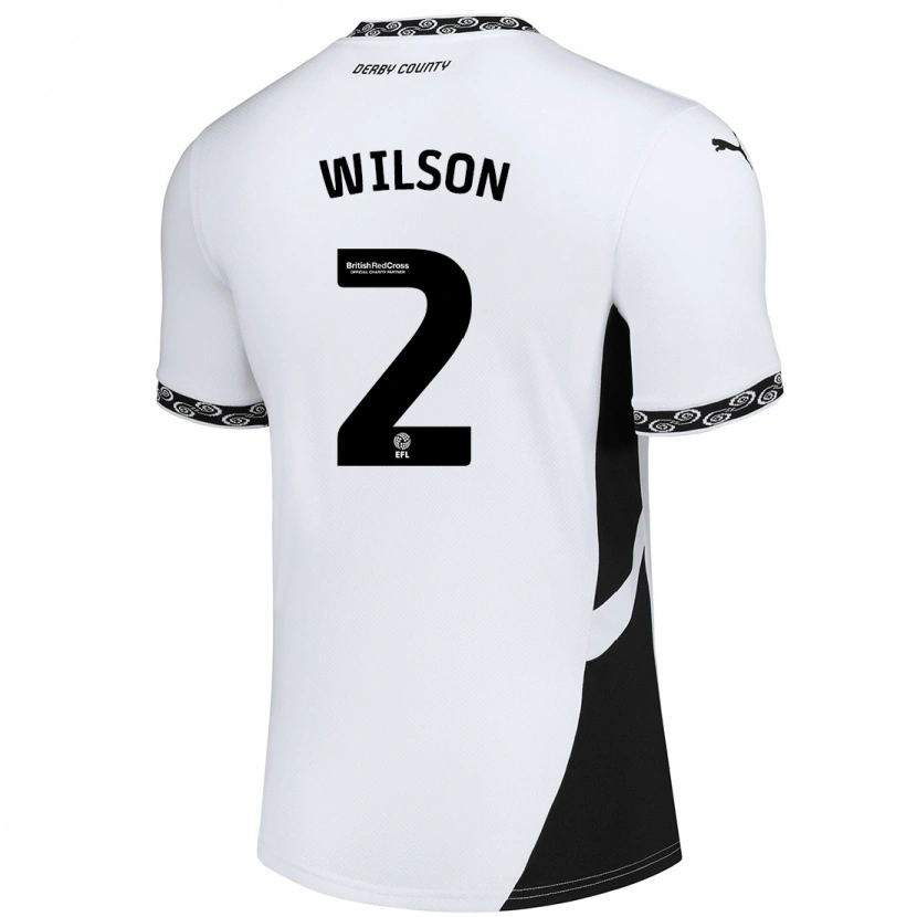 Danxen Men Kane Wilson #2 White Black Home Jersey 2024/25 T-Shirt