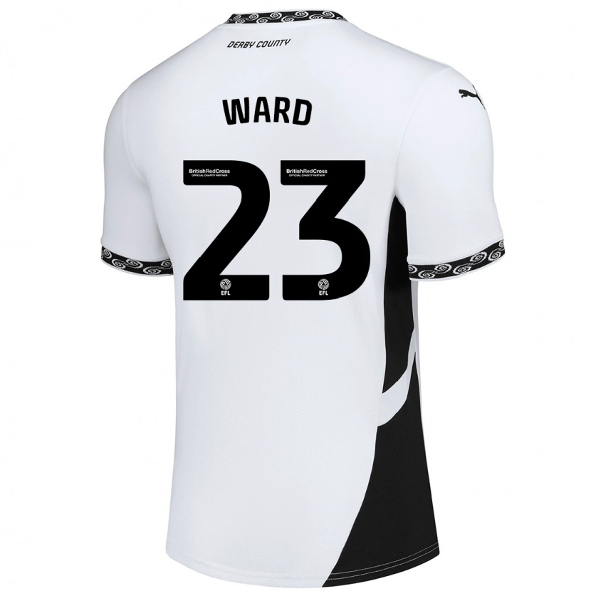 Danxen Men Joe Ward #23 White Black Home Jersey 2024/25 T-Shirt