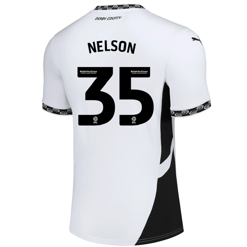 Danxen Men Curtis Nelson #35 White Black Home Jersey 2024/25 T-Shirt