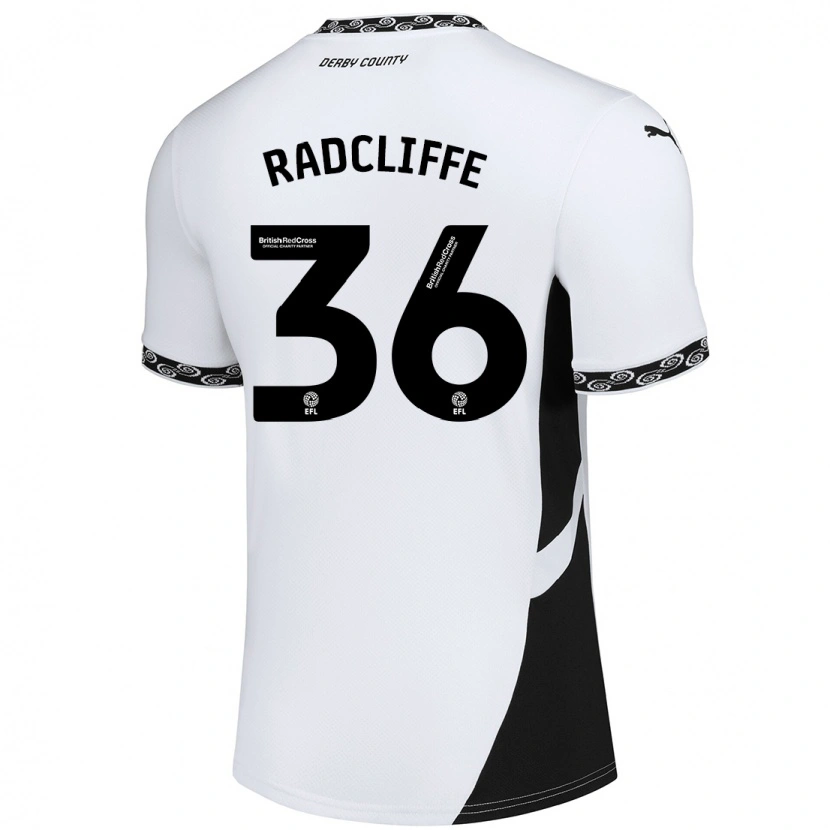 Danxen Men Ben Radcliffe #36 White Black Home Jersey 2024/25 T-Shirt