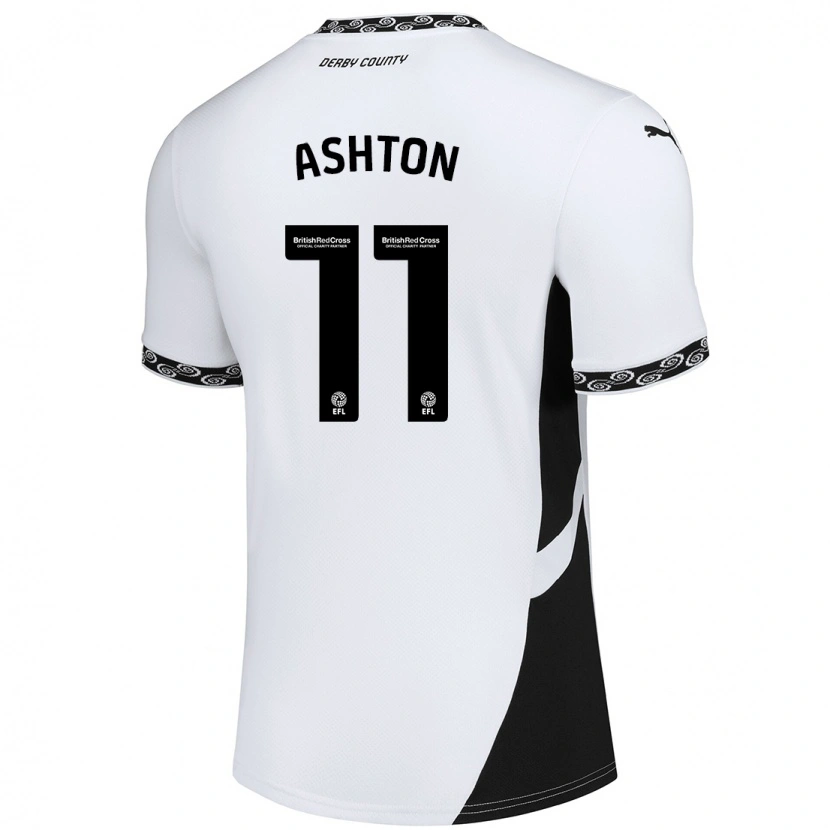 Danxen Men Eleanor Ashton #11 White Black Home Jersey 2024/25 T-Shirt