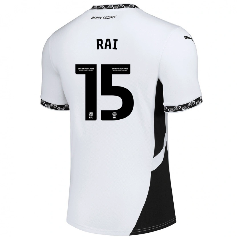 Danxen Men Kira Rai #15 White Black Home Jersey 2024/25 T-Shirt