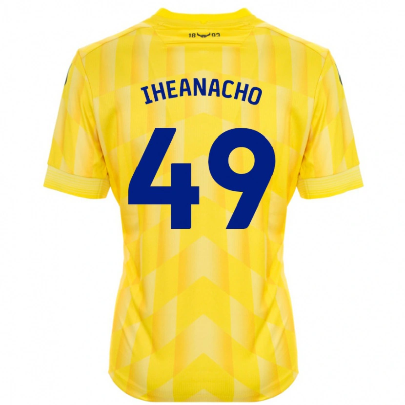 Danxen Men Josh Iheanacho #49 Yellow Home Jersey 2024/25 T-Shirt