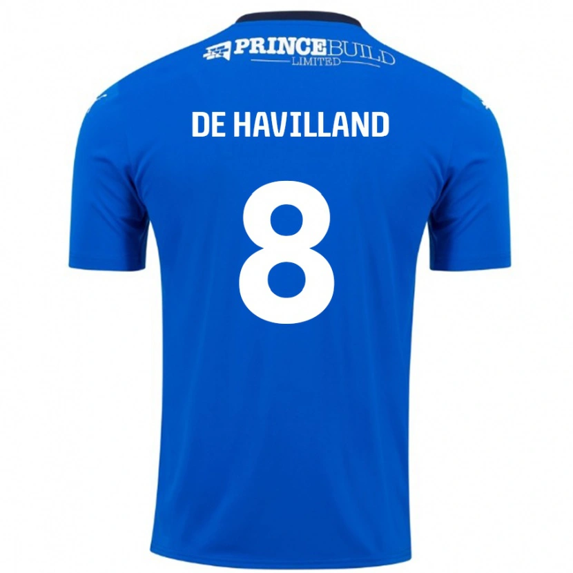 Danxen Men Ryan De Havilland #8 Blue White Home Jersey 2024/25 T-Shirt