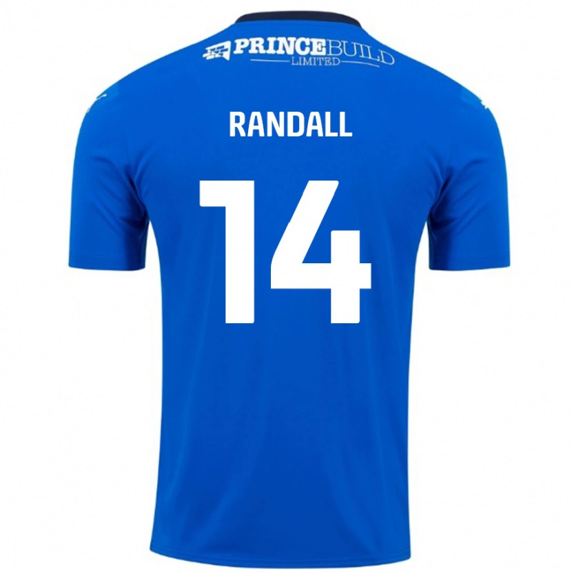 Danxen Men Joel Randall #14 Blue White Home Jersey 2024/25 T-Shirt