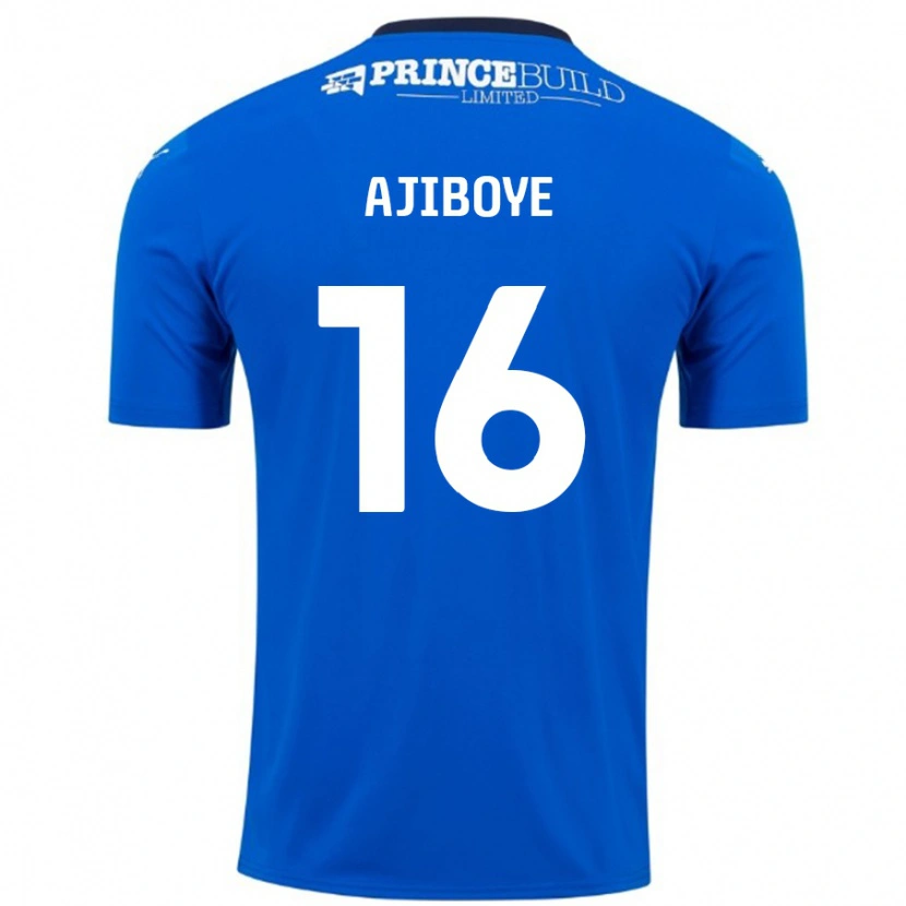 Danxen Men David Ajiboye #16 Blue White Home Jersey 2024/25 T-Shirt