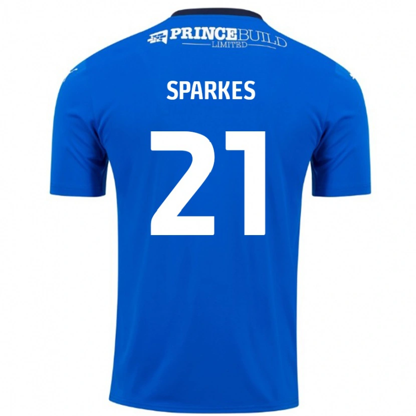 Danxen Men Jack Sparkes #21 Blue White Home Jersey 2024/25 T-Shirt