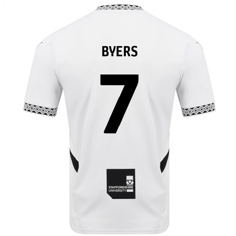 Danxen Men George Byers #7 White Home Jersey 2024/25 T-Shirt