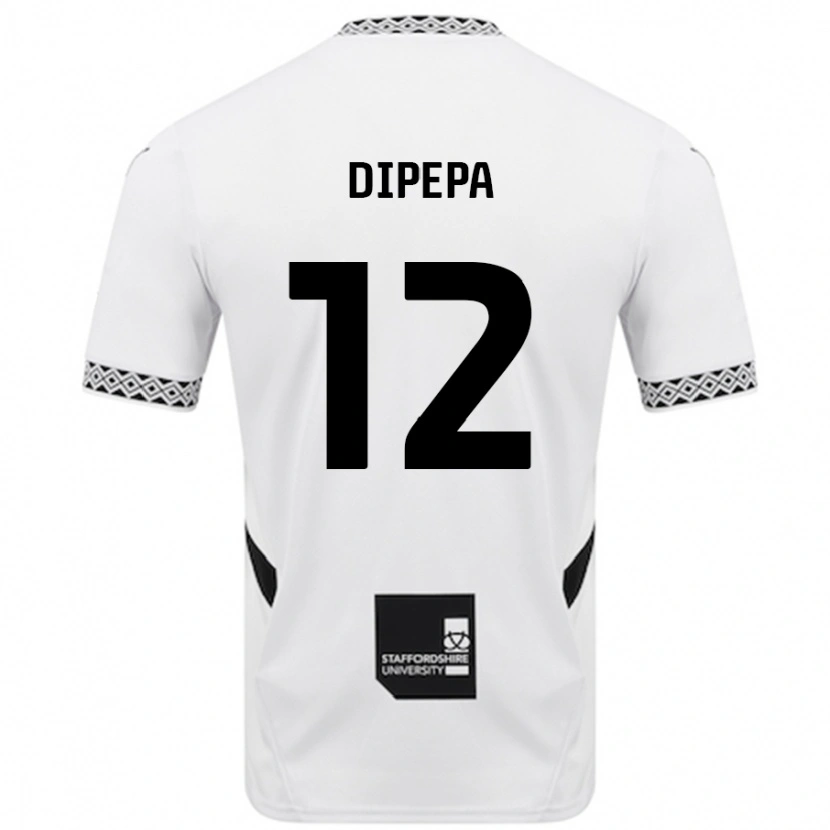 Danxen Men Baylee Dipepa #12 White Home Jersey 2024/25 T-Shirt