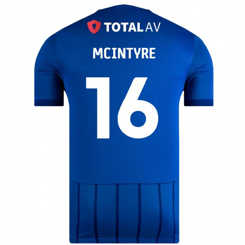 Danxen Men Tom Mcintyre #16 Blue Home Jersey 2024/25 T-Shirt