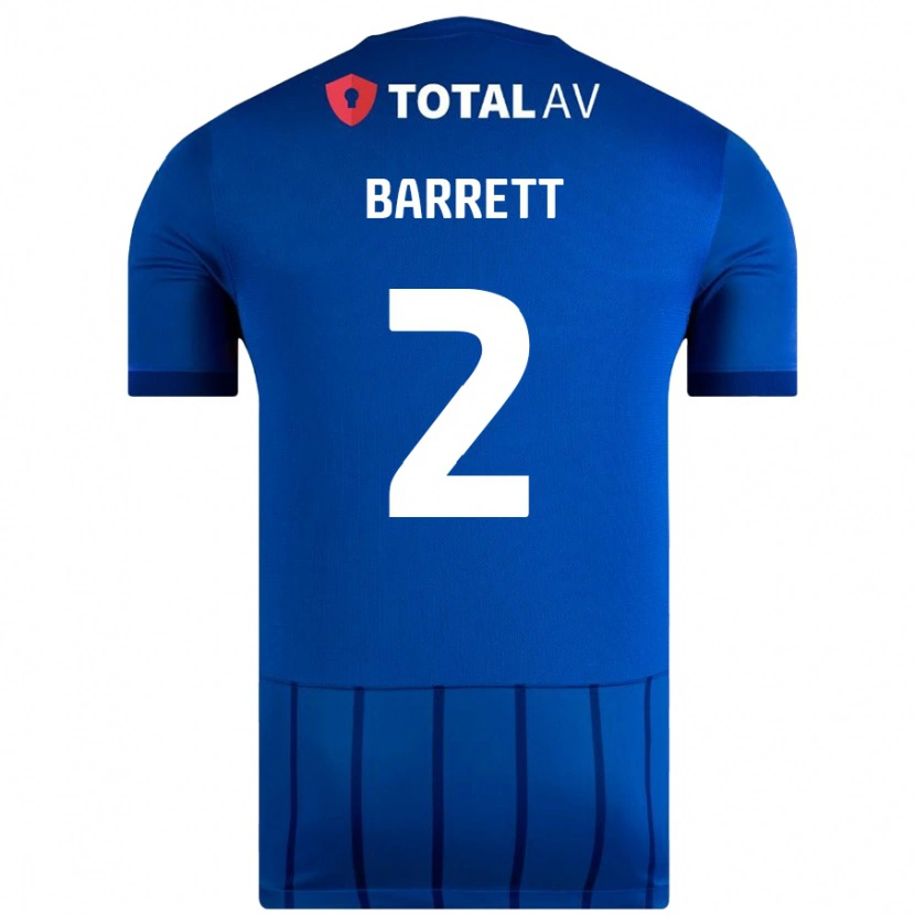 Danxen Men Nicole Barrett #2 Blue Home Jersey 2024/25 T-Shirt