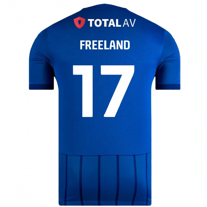 Danxen Men Georgie Freeland #17 Blue Home Jersey 2024/25 T-Shirt