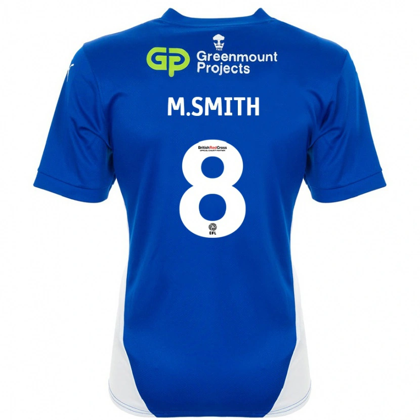 Danxen Men Matt Smith #8 Blue White Home Jersey 2024/25 T-Shirt