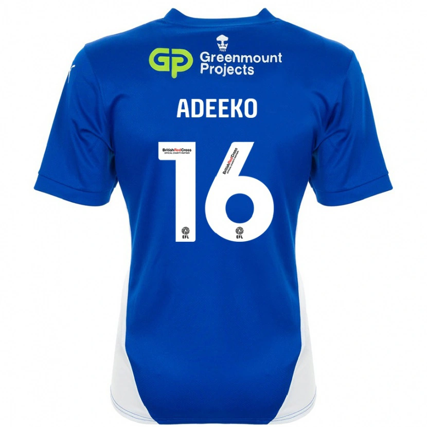 Danxen Men Baba Adeeko #16 Blue White Home Jersey 2024/25 T-Shirt