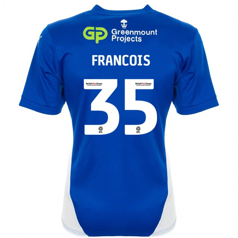 Danxen Men Tyrese Francois #35 Blue White Home Jersey 2024/25 T-Shirt