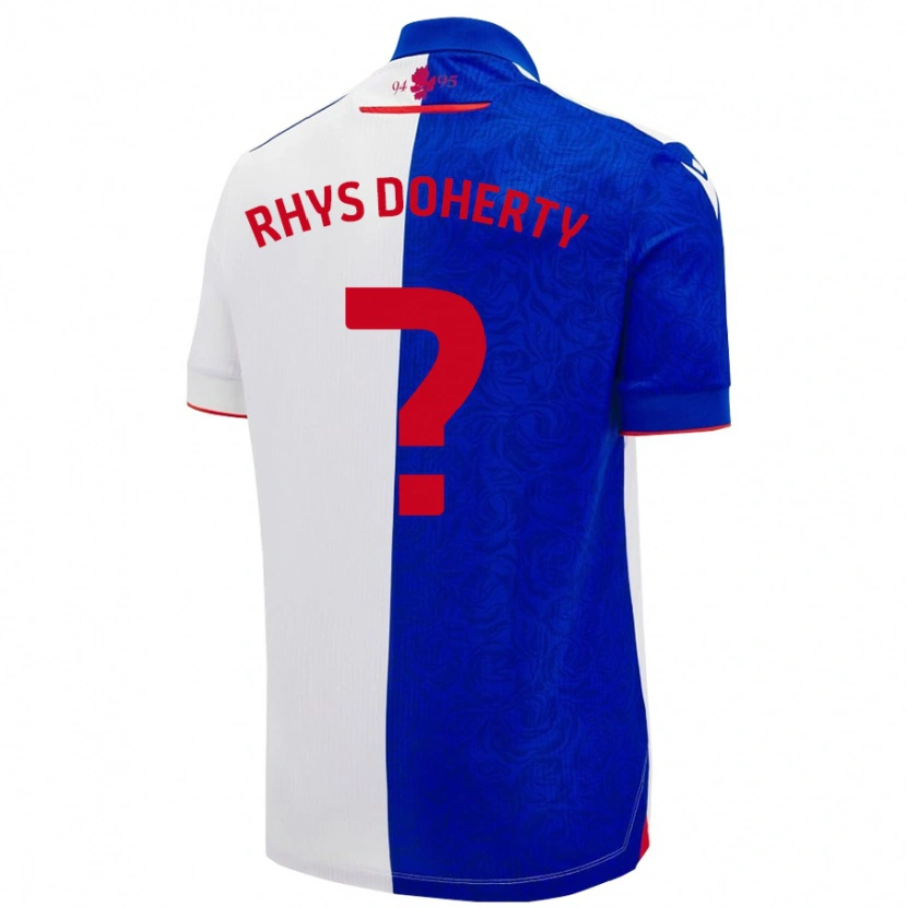 Danxen Men Rhys Doherty #0 Sky Blue White Home Jersey 2024/25 T-Shirt