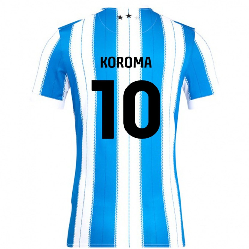 Danxen Men Josh Koroma #10 Blue White Home Jersey 2024/25 T-Shirt