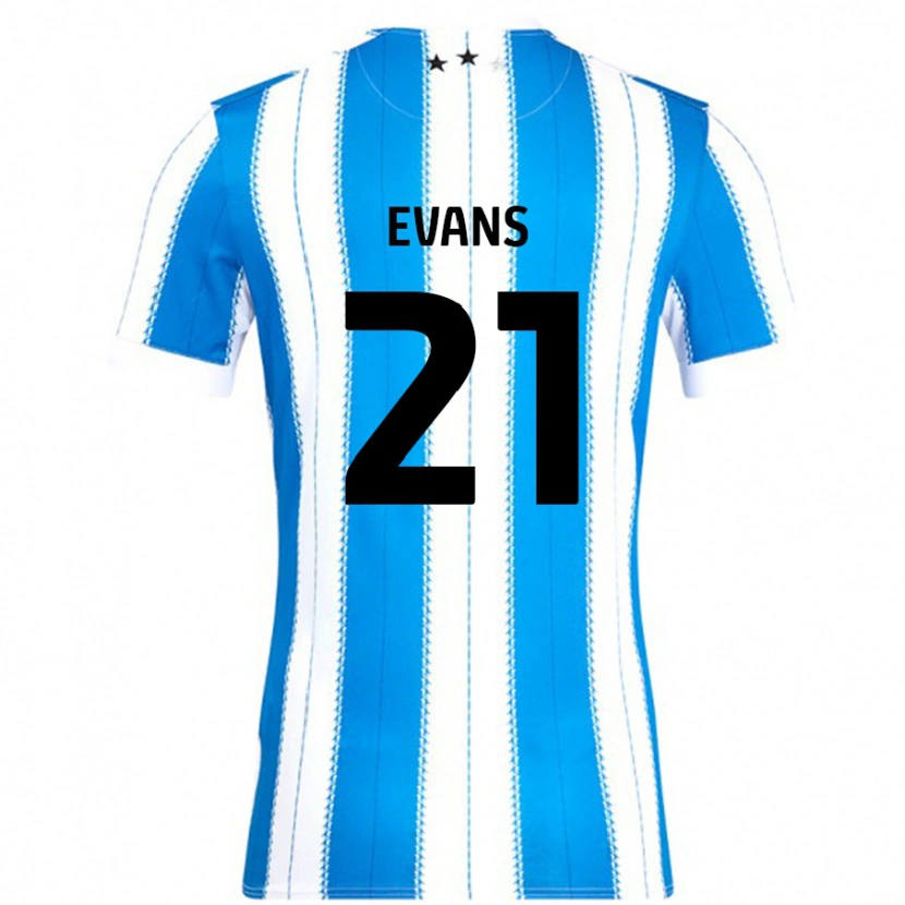 Danxen Men Antony Evans #21 Blue White Home Jersey 2024/25 T-Shirt