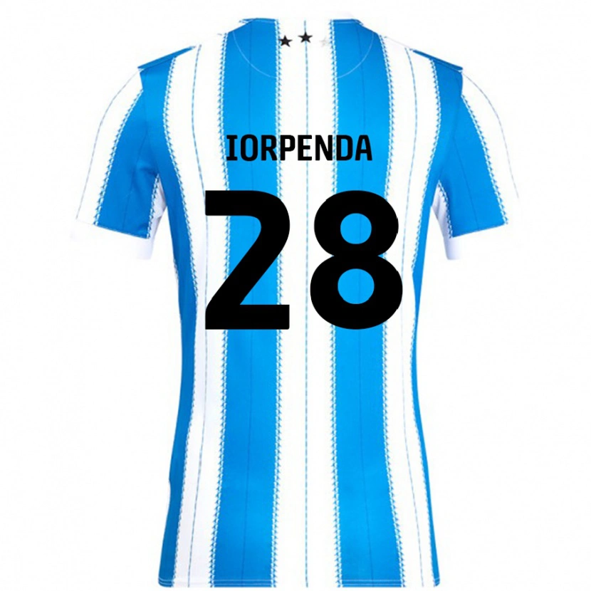 Danxen Men Tom Iorpenda #28 Blue White Home Jersey 2024/25 T-Shirt