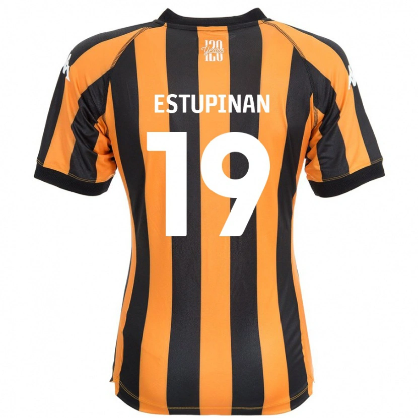 Danxen Men Óscar Estupiñán #19 Black Amber Home Jersey 2024/25 T-Shirt